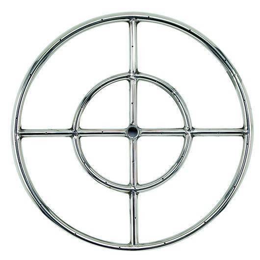 American Fire Glass Gas Fire Rings 6"-48" | Starting at