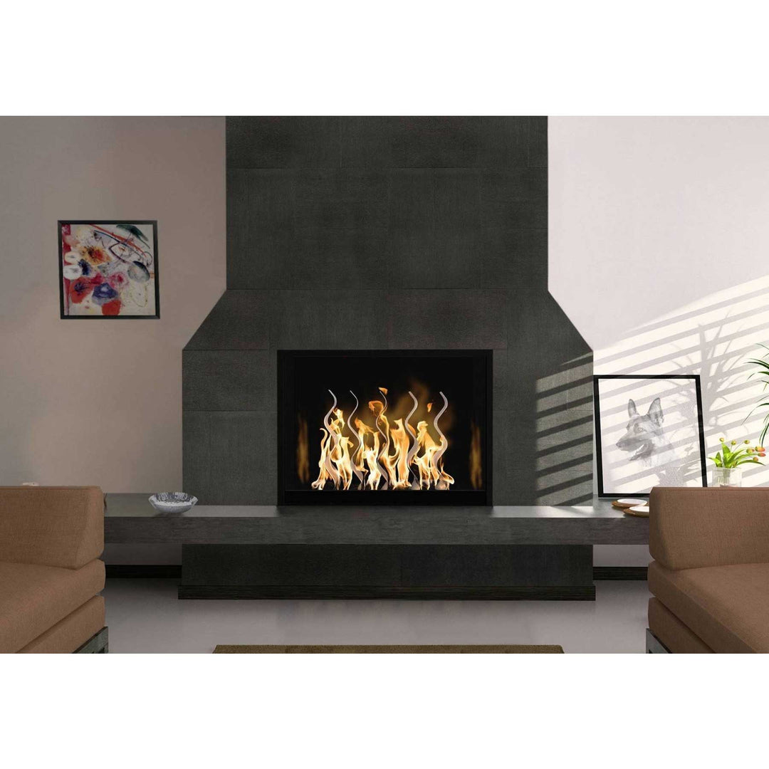 Stainless Steel Fire Waves - Includes Burner - Outdoor Fire and Patio
