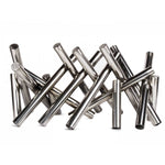 Load image into Gallery viewer, Stainless Steel Polished Logs | Modern Fire Accents