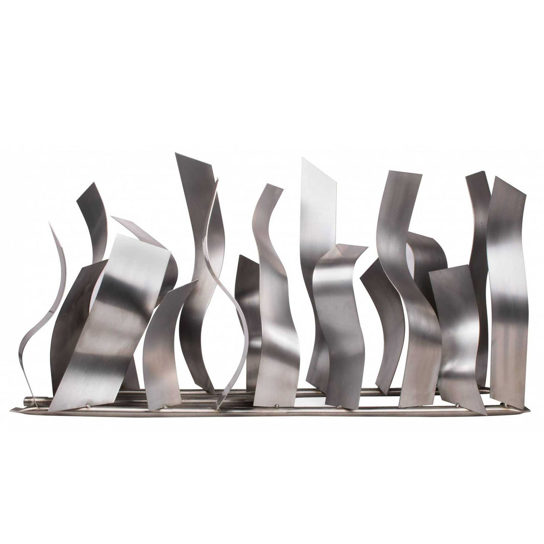 Tangled Stainless Steel Fireplace Burner - Outdoor Fire and Patio