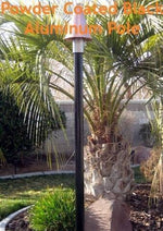 Load image into Gallery viewer, Gas Tiki Torch Automated Remote Controlled Black Cone - Outdoor Fire and Patio