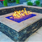 Load image into Gallery viewer, Turquoise Fire Pit Glass - Outdoor Fire and Patio