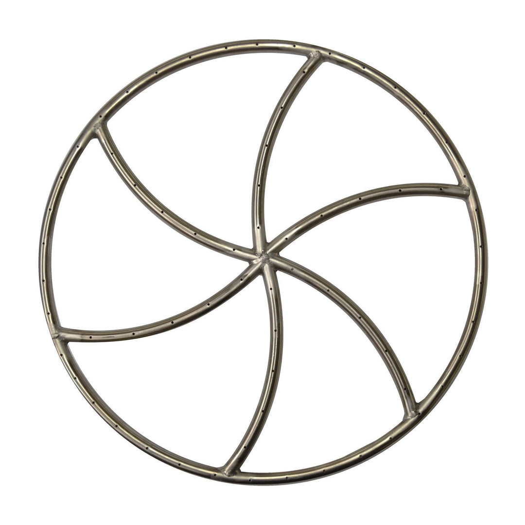 Wheel Fire Pit Burner - Outdoor Fire and Patio