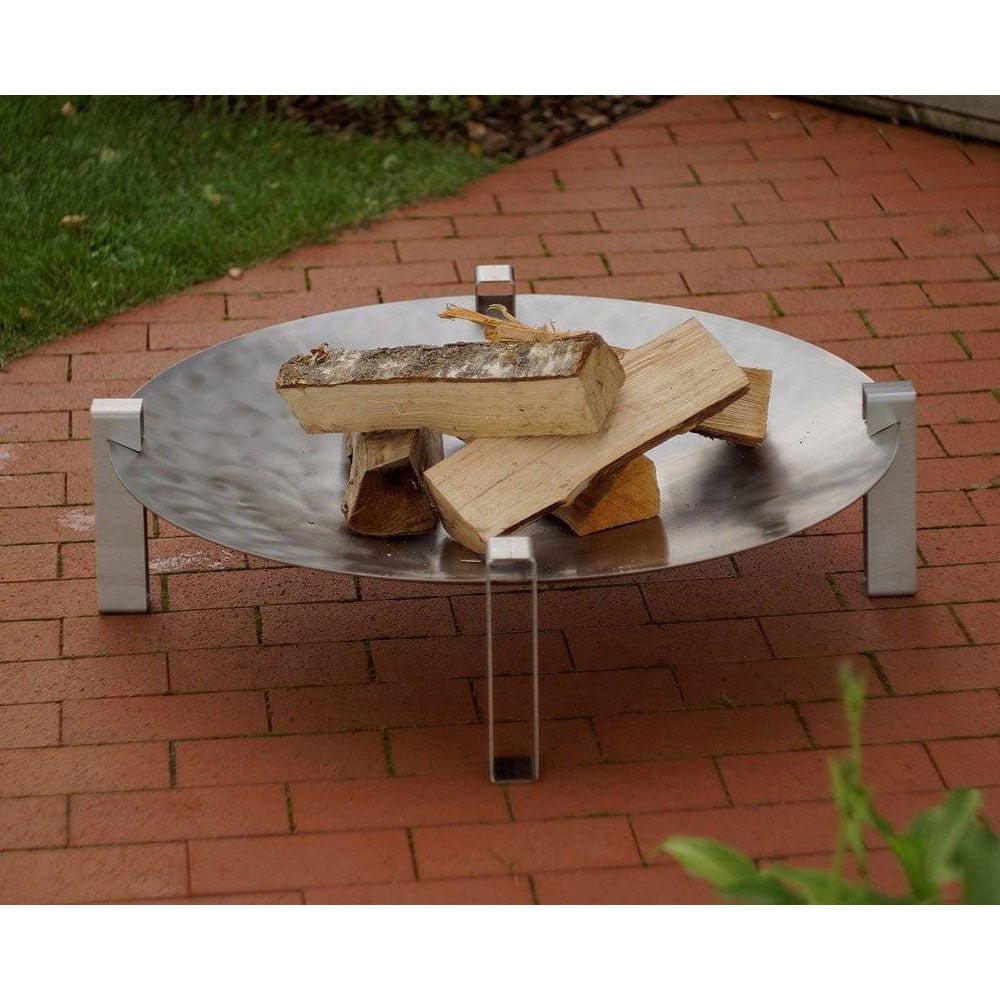 Wood Fire Pit Alna | Stainless Steel - Outdoor Fire and Patio