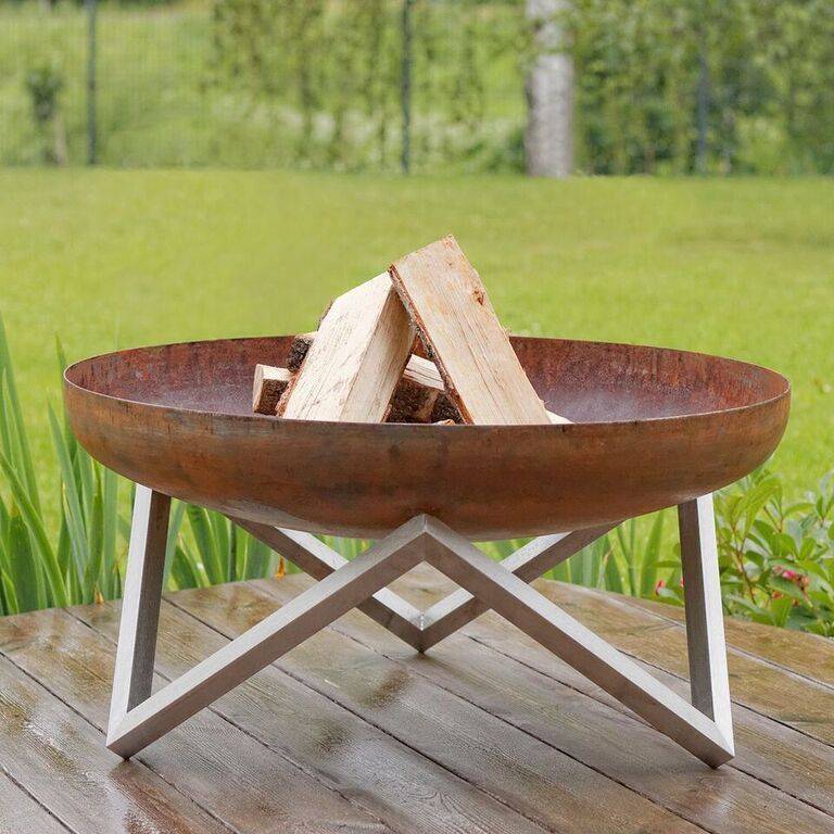Wood Fire Pit Memel | Large - Outdoor Fire and Patio