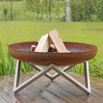 Load image into Gallery viewer, Wood Fire Pit Memel | Large - Outdoor Fire and Patio
