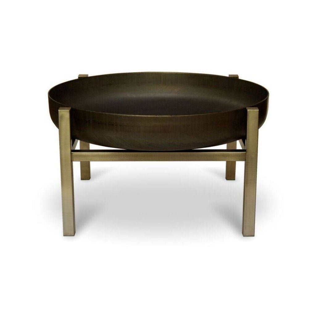 Wood Fire Pit Parnidis Tall | Rusting Steel - Outdoor Fire and Patio