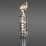 Load image into Gallery viewer, Woven Gas Tiki Torch - Outdoor Fire and Patio